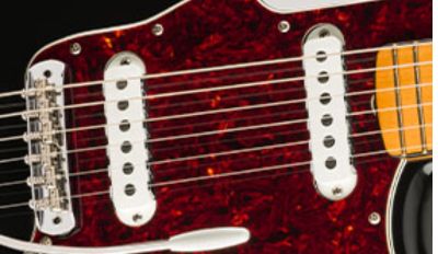 Vintera II ’70s Jaguar, Maple Fingerboard, Black | Waltons Music Vintera II ’70s Jaguar, Maple Fingerboard, Black