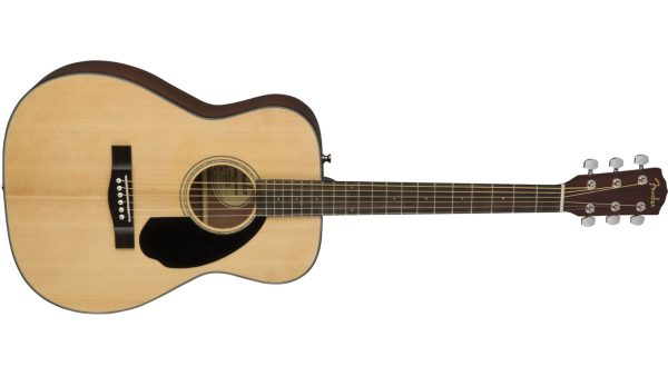 Fender CC-60S Dreadnought Acoustic Guitar Natural - Image 7