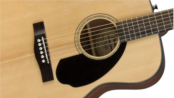 Fender CC-60S Dreadnought Acoustic Guitar Natural - Image 6