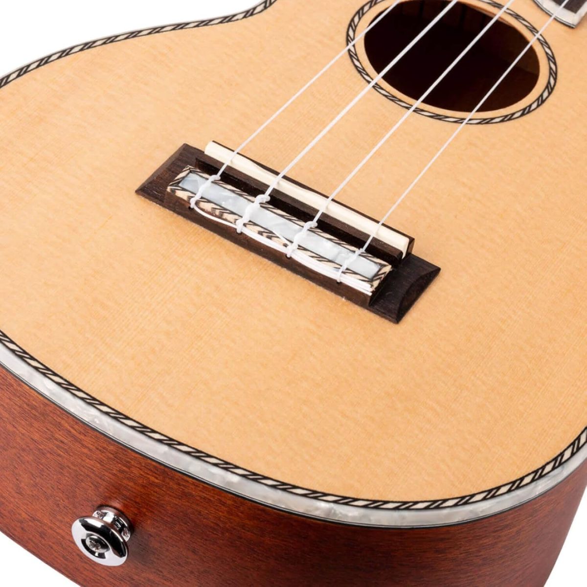 Mahalo MP2E | Concert Ukulele with Pickup | Pearl Series | Sitka Spruce top | Waltons Music Mahalo MP2E | Concert Ukulele with Pickup | Pearl Series | Sitka Spruce top - Image 7