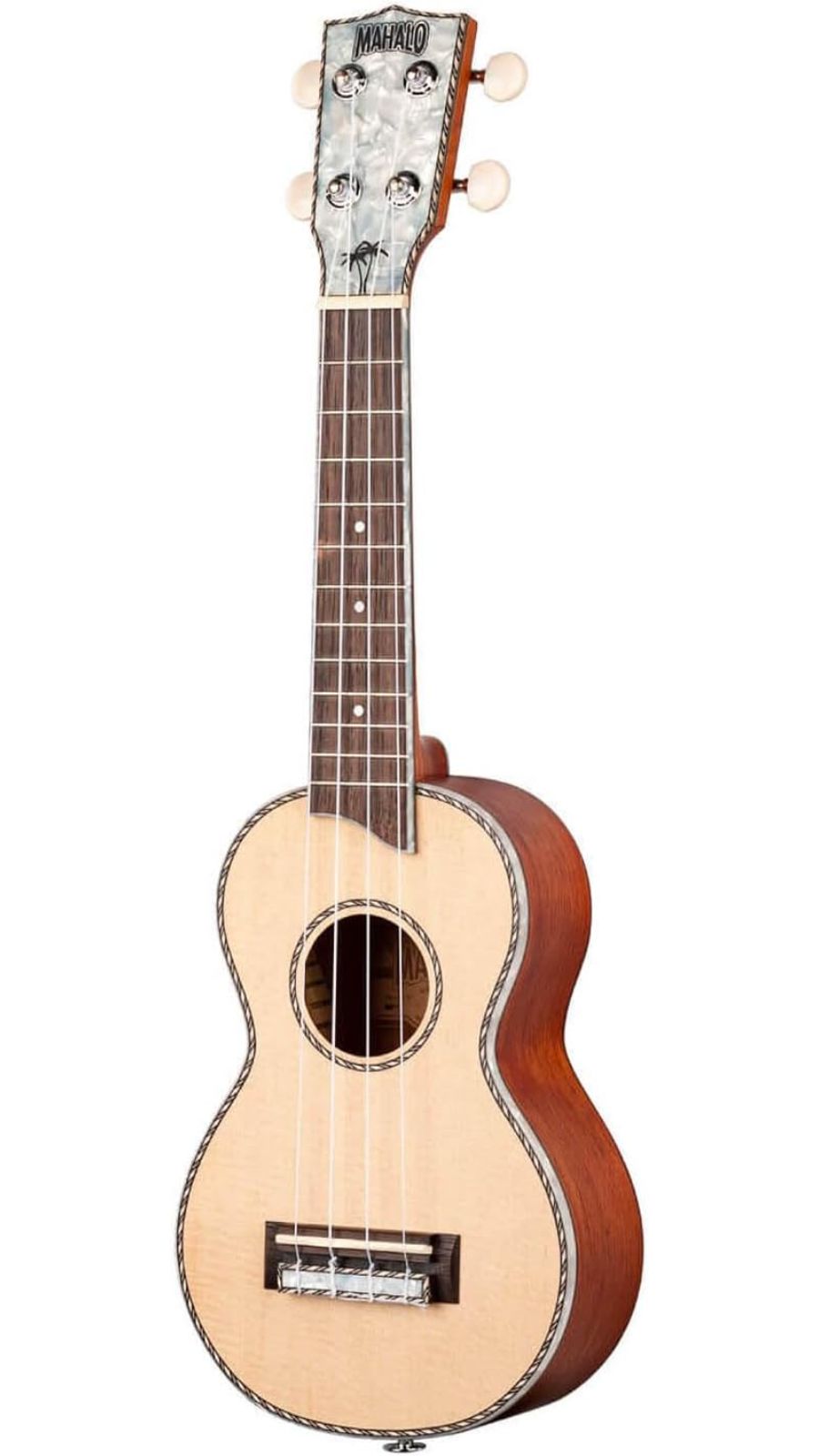 Mahalo MP1 | Soprano Ukulele | Pearl Series | Solid Sitka spruce top | Waltons Music Mahalo MP1 | Soprano Ukulele | Pearl Series | Solid Sitka spruce top