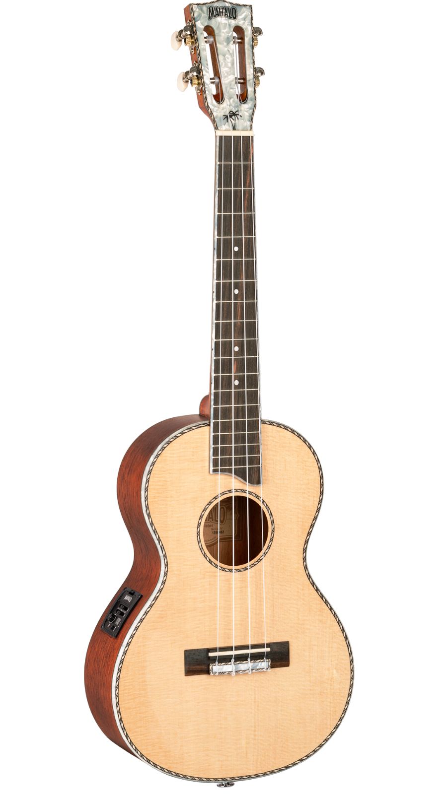 Mahalo MP4E | Baritone Ukulele with Pickup | Pearl Series | Solid Sitka spruce top | Waltons Music Mahalo MP4E | Baritone Ukulele with Pickup | Pearl Series | Solid Sitka spruce top