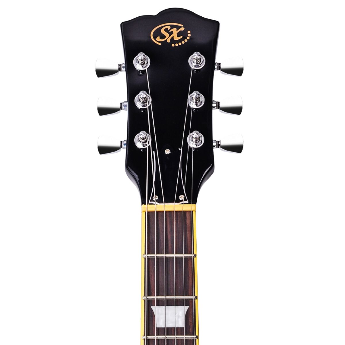 SX EE3 Standard | Single Cutaway Style Electric Guitar | Black | Waltons Music SX EE3 Standard | Single Cutaway Style Electric Guitar | Black - Image 5
