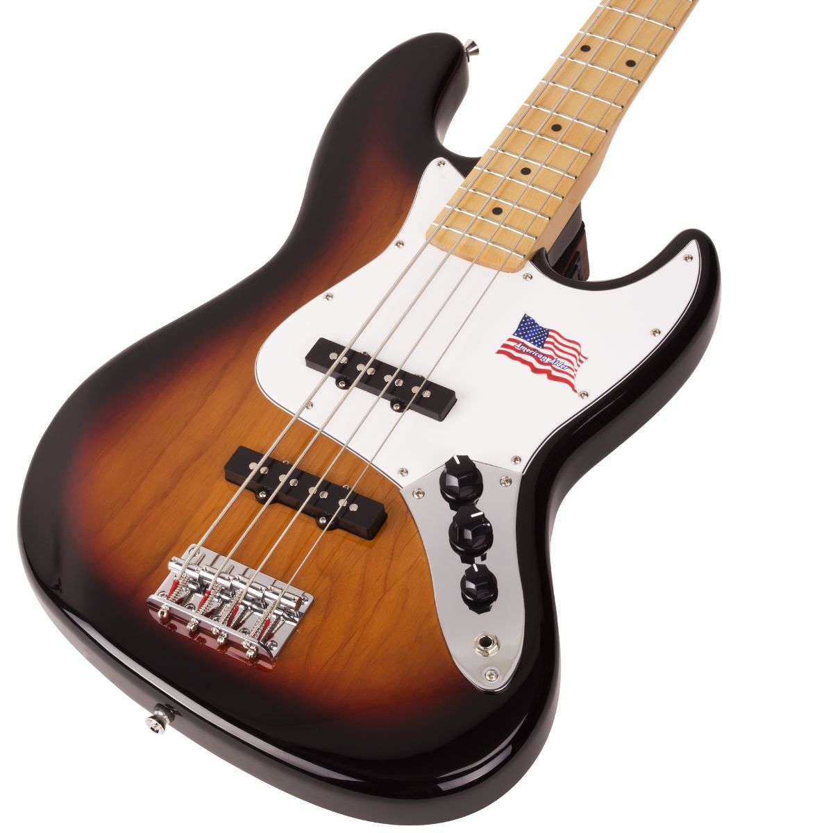 SX SJB-ALDER Jazz style Bass Guitar | American Alder Body | 3 Tone Sunburst | Waltons Music SX SJB-ALDER Jazz style Bass Guitar | American Alder Body | 3 Tone Sunburst - Image 2