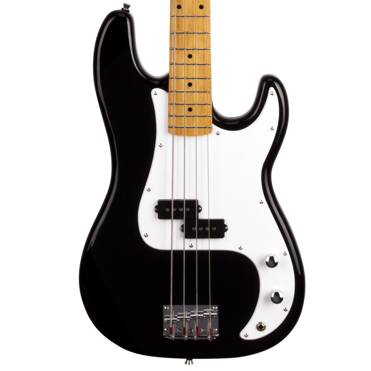 SX SPB57+ 3/4 Size Precision style Bass Guitar and Gigbag | Black | Waltons Music SX SPB57+ 3/4 Size Precision style Bass Guitar and Gigbag | Black - Image 3