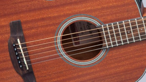 Takamine ” New York ” Style All Mahogany Guitar with Pickup | Nat Mah - Image 3