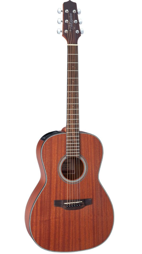 Takamine ” New York ” Style All Mahogany Guitar with Pickup | Nat Mah - Image 6