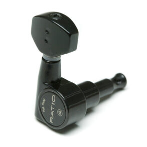 Graphtech Ratio Tuned Electric Gtr Machine Heads | Mini Contemp |Black
