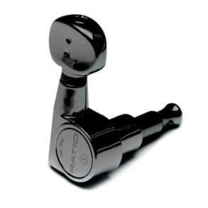 Graphtech Ratio Tuned Electric Guitar Machine Heads | Classic | Black