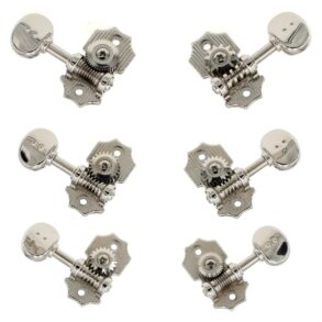Graph Tech PRN-4324-N0| Ratio Electric Guitar Machine Heads |3+3 Nkl