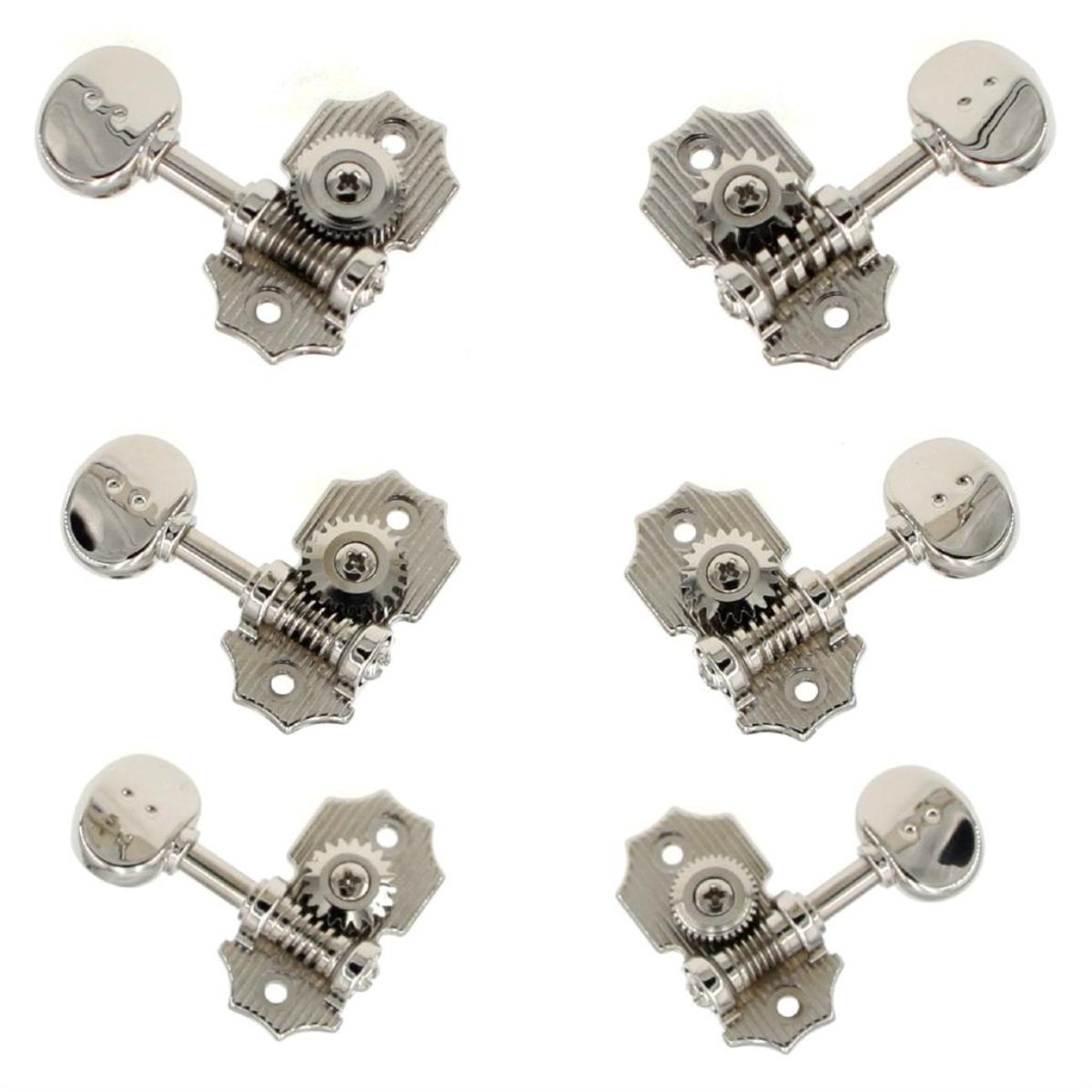 Graph Tech PRN-4324-N0| Ratio Electric Guitar Machine Heads |3+3 Nkl | Waltons Music Graph Tech PRN-4324-N0| Ratio Electric Guitar Machine Heads |3+3 Nkl
