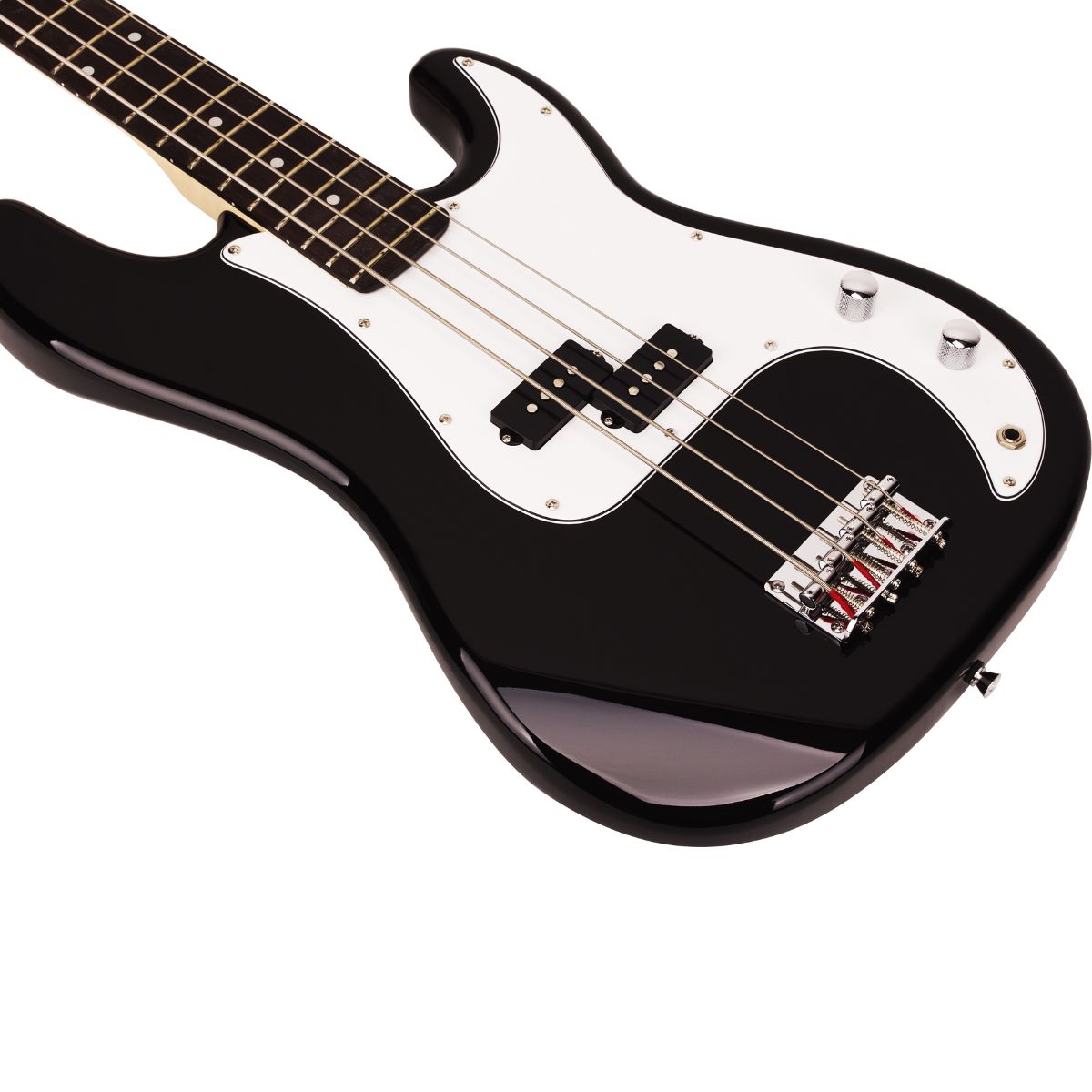 SX SB2 Precision Style Bass Package with 15-Watt Amp | Black | Waltons Music SX SB2 Precision Style Bass Package with 15-Watt Amp | Black - Image 3