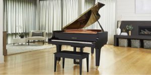 Yamaha C2X Grand Piano Polished Ebony