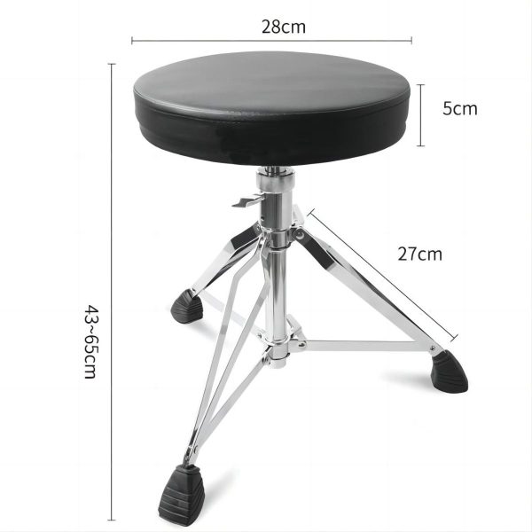 Apextone | 5135  Deluxe Drum Throne | Round - Image 6