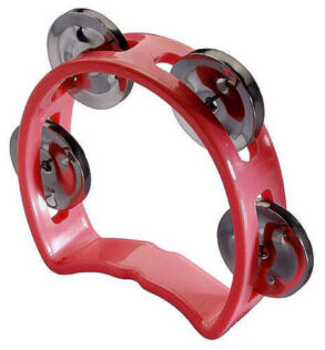 Hands-On Mini Tambourine | Red