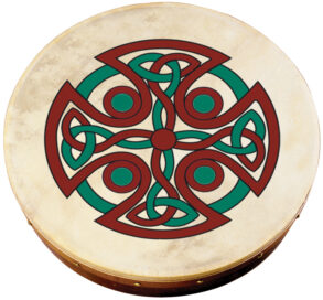 Waltons 12" Celtic Cross Bodhran | Carew Cross