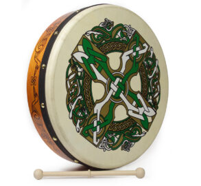 Waltons 15" Celtic Pyrographic Design Bodhran