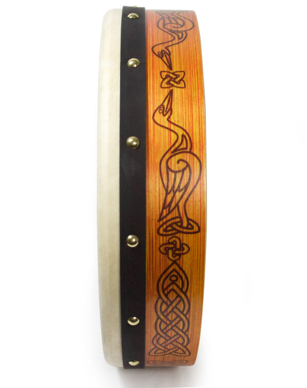 Waltons 15" Celtic Pyrographic Design Bodhran