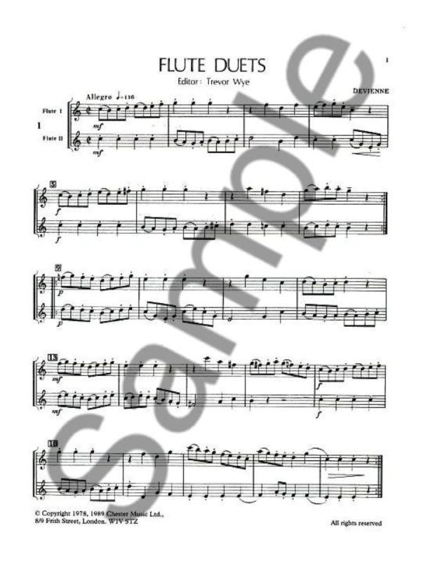 Wye | Flute Duets | Volume 1 - Image 2