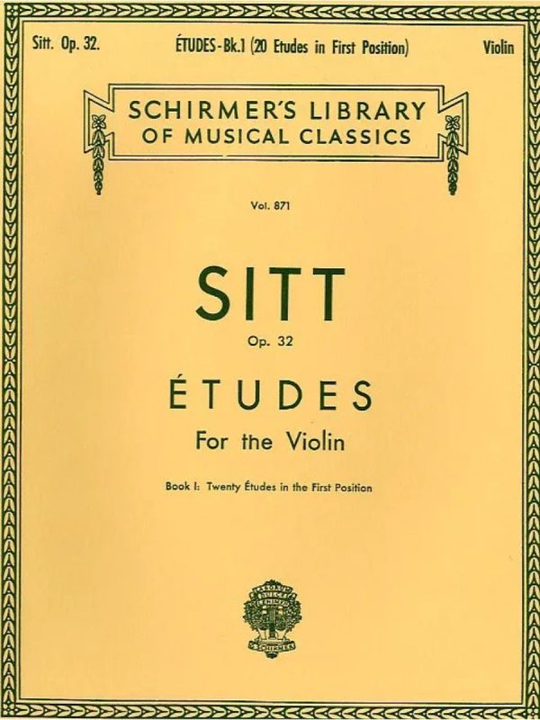 Sitt | ?tudes for Violin, Op. 32 | Book 1