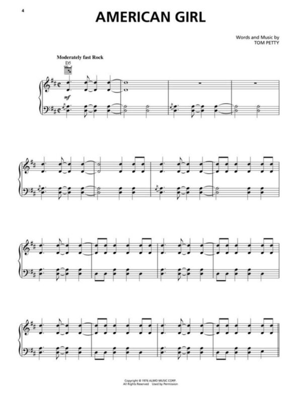 The Best of Tom Petty | Piano, Vocal, Guitar