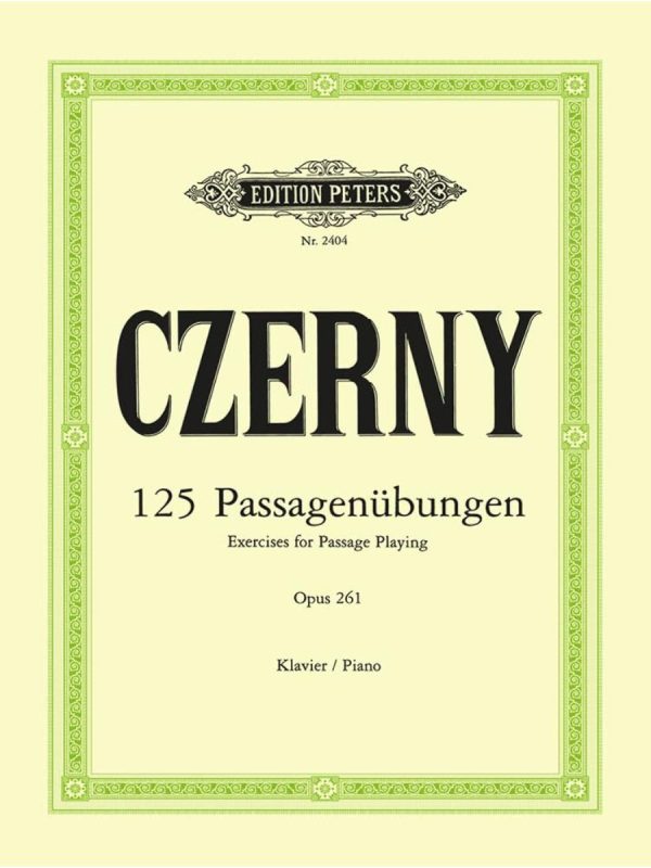 Czerny 125 Exercises for Passage Playing Op. 261 for Piano