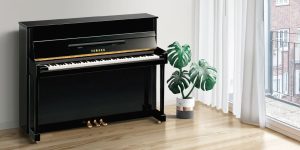 Yamaha B1 | Upright Piano | Polished Walnut | see €350 Cashback Offer
