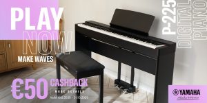 Yamaha P-225 | Compact Portable | 88 Key Digital Piano | Black