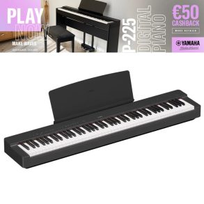 Yamaha P-225 | Compact Portable | 88 Key Digital Piano | Black