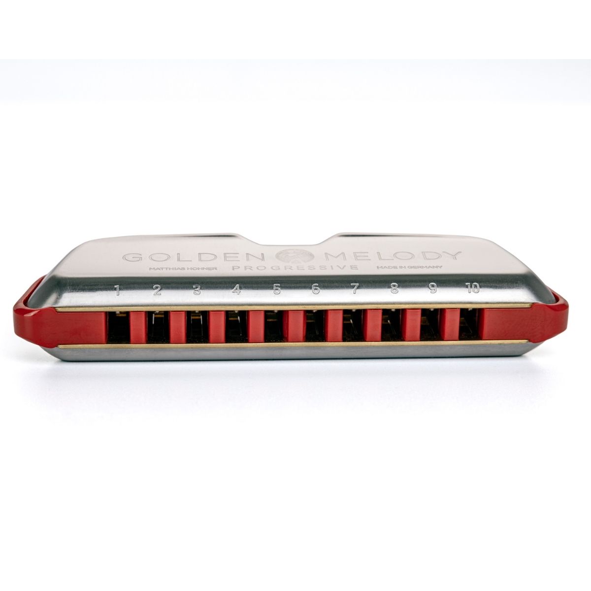 Hohner Golden Melody Harmonica | Progressive | Key C | Waltons Music HOHNER Golden Melody Progressive | Pro Diatonic Harmonica | Key C