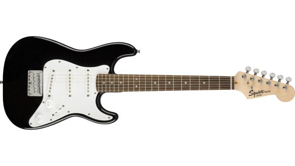 Squier Mini Stratocaster | Electic Guitar | Thin lightweight |Black - Image 7