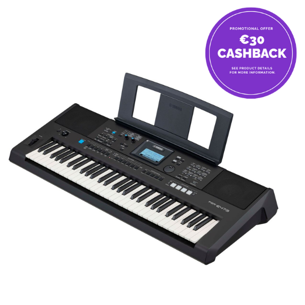 Yamaha PSR-E473 | 61 Note | Touch Sensitive | Portable Keyboard | Cashback Offer | Waltons Music Yamaha PSR-E473 | 61 Note | Touch Sensitive | Portable Keyboard | Cashback Offer
