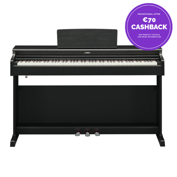 Yamaha YDP-165 | Arius Digital Piano | 88 Keys | Black | Cashback Offer | Waltons Music Yamaha YDP-165 | Arius Digital Piano | 88 Keys | Black | Cashback Offer