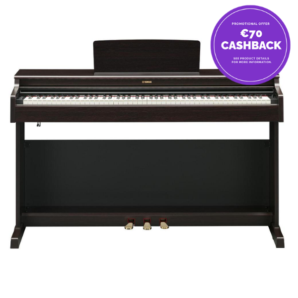 Yamaha YDP-165 | Arius Digital Piano | 88 Keys | Rosewood | Cashback Offer | Waltons Music Yamaha YDP-165 | Arius Digital Piano | 88 Keys | Rosewood | Cashback Offer