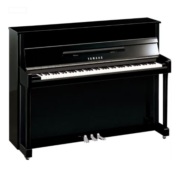 Yamaha B2 | Upright Silent Piano | Polished Ebony | Chome | Waltons Music Yamaha B2 | Upright Silent Piano | Polished Ebony | Chome