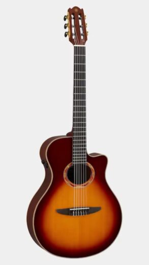 Yamaha NTX3 | Nylon String Cutaway Guitar | Pickup | Brown Sunburst