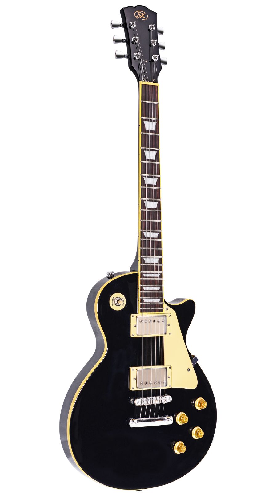 SX EE3 Standard | Single Cutaway Style Electric Guitar | Black | Waltons Music SX EE3 Standard | Single Cutaway Style Electric Guitar | Black - Image 7