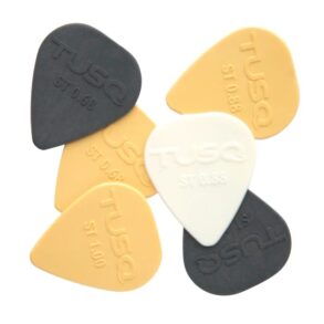 Tusq Pick 6 Pack with .68 .88 and 1.00 mm Picks