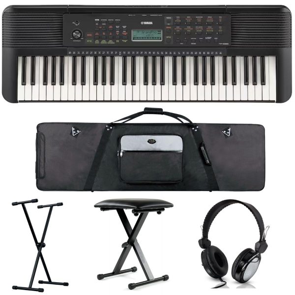 Yamaha PSR-E283 Deluxe Bundle |Keyboard, Stand, Bench, Bag, Headphones