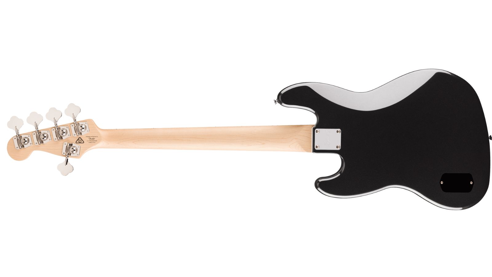 Affinity Series® Active Jazz Bass® V, Maple Fingerboard, Black Pickguard, Black Metallic | Waltons Music Product