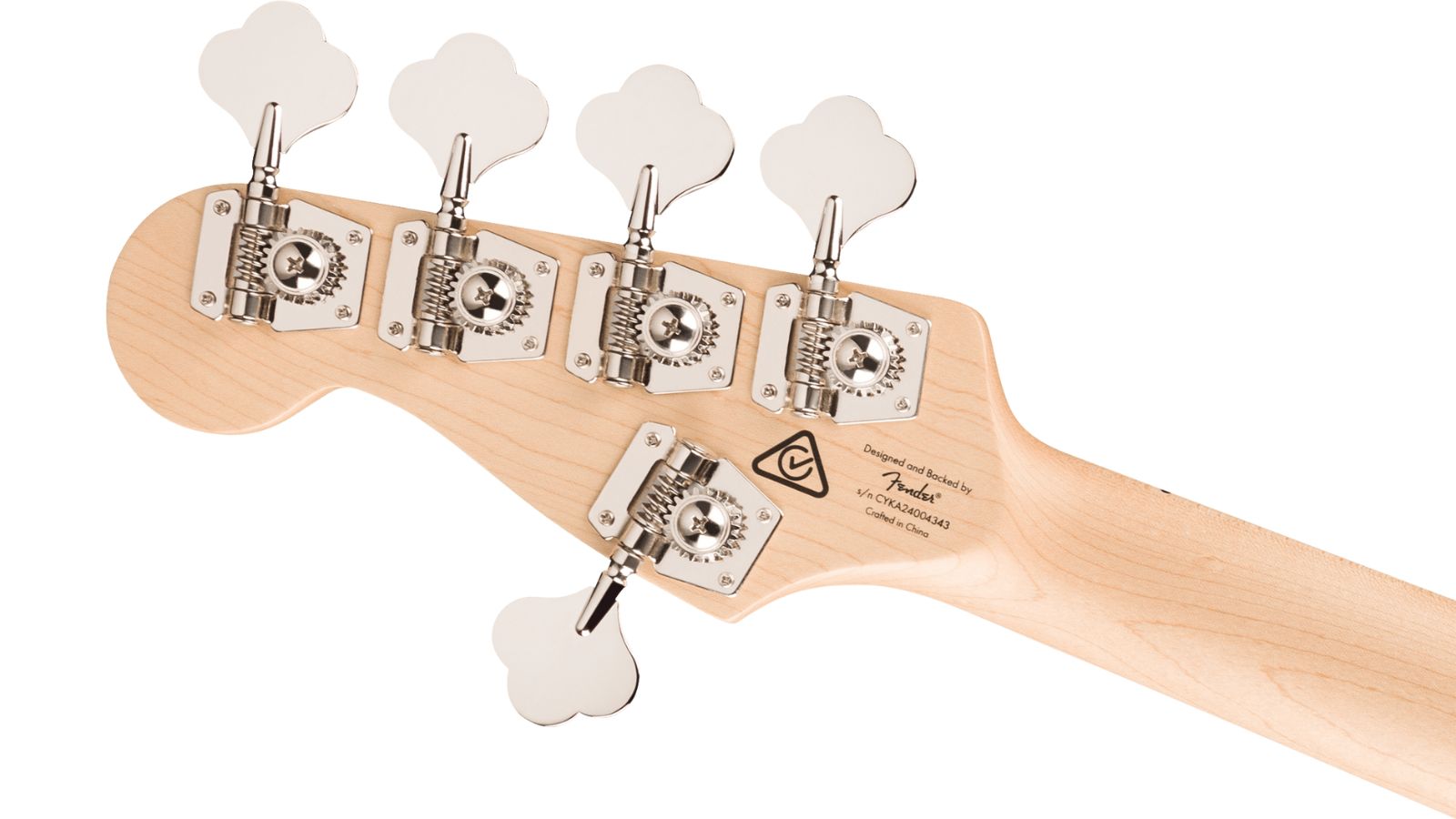 Affinity Series® Active Jazz Bass® V, Maple Fingerboard, Black Pickguard, Black Metallic | Waltons Music Product