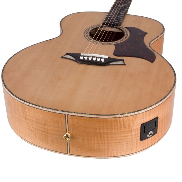 Bromo BAN7E  Jumbo Acoustic-Electric Guitar | Solid Spruce top - Image 18