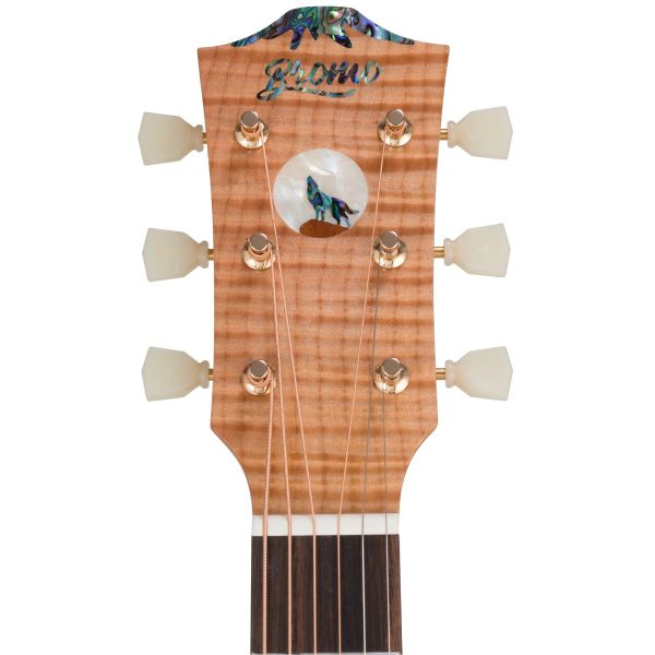 Bromo BAN7E  Jumbo Acoustic-Electric Guitar | Solid Spruce top - Image 16