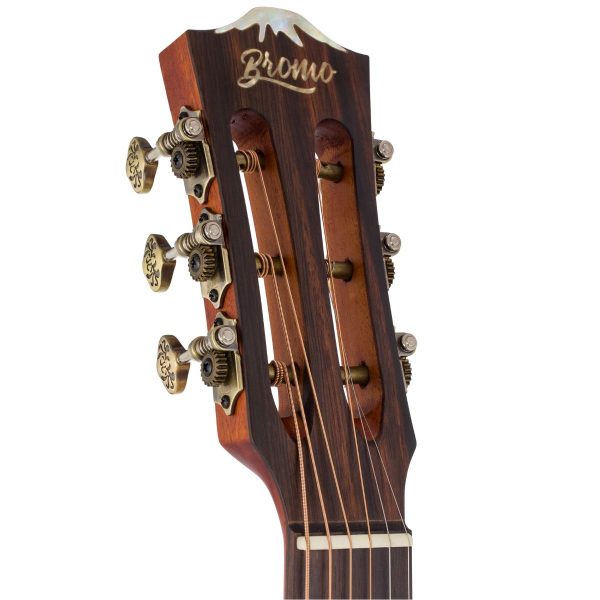 Bromo BAR6 | Rocky Series | Parlor Acoustic Guitar | all Solid | Carry Bag - Image 11