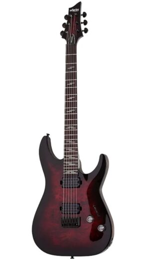 Schecter Omen Elite-6 Electric Guitar | Black Cherry Burst