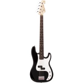 SX SB2 3/4 Size Bass Guitar Pack | Black | 10W Amp | Cover| Tuner