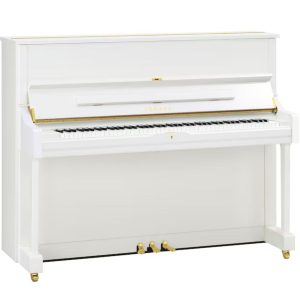 Yamaha U1 Upright Piano | Polished White