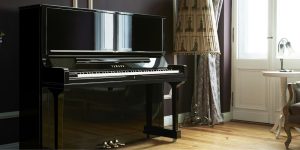 Yamaha YUS1 TA3 TransAcoustic Upright Piano| Polished Ebony | Waltons Music Yamaha YUS1 TA3 TransAcoustic Upright Piano| Polished Ebony