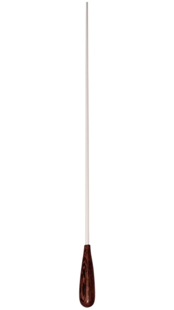 Montford MFBW14T Baton | 14″ White Lacquer shaft | Wenga Taper - Image 2