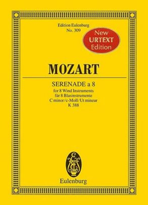 Mozart | Serenade for Wind Instruments in C minor, K.388 (Study Score)